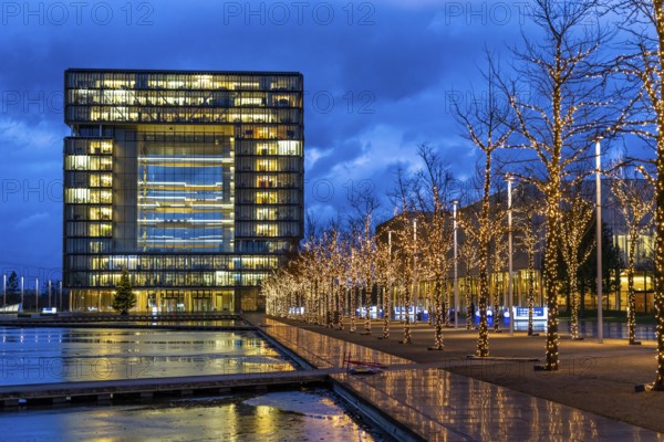 The Ruhr Tech Campus Essen, formerly the Thyssenkrupp Campus, headquarters of Thyssenkrupp,