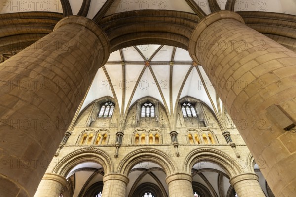 Interior of Gloucester Cathedral, England, Great Britain