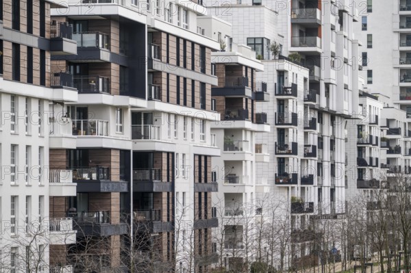 Residential buildings, rental flats, condominiums in the city centre, Düsseldorf-Pempelfort,