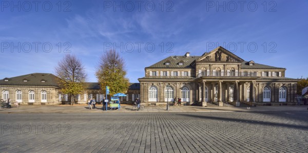 Italian village, architect Hans Erlwein, classicist style, departure point for city tours, Theatre