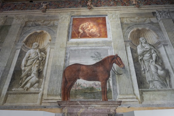 Hall of Horses, Palazzo Te, Mantua, Italy, Europe