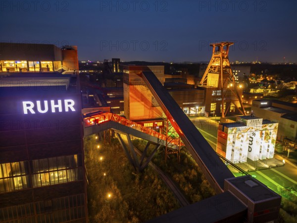 Temporary art installation Global Gate at the UNESCO World Heritage Site Zeche Zollverein,