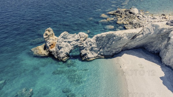 Greek island Skiathos with the beautiful beach called Lalaria, Greece, Europe
