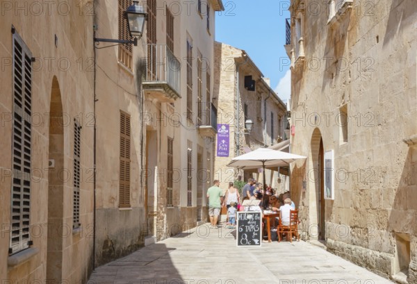 Old town, Alcudia, Mallorca, Balearic Islands, Spain, Europe