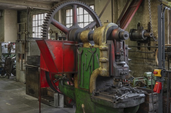 Machine in a former drop forge, industrial museum, Sicharchard Str. Lauf an der Pegnitz, Middle