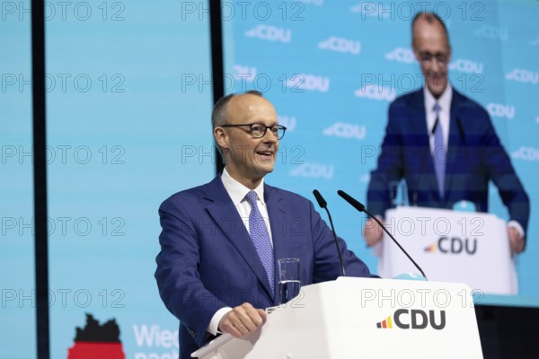 Friedrich Merz (party chairman and candidate for chancellor) at the 37th Federal Party Conference