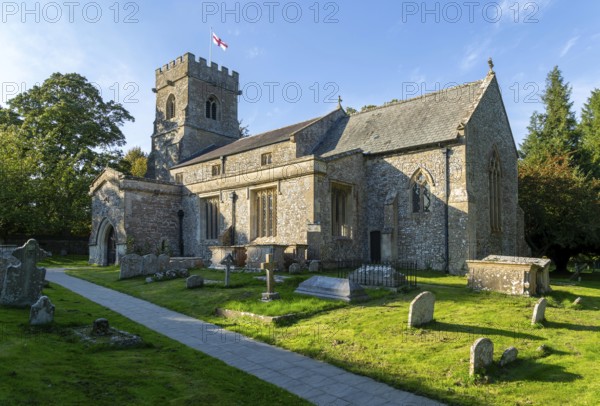 Village parish church of Saint George, Ogbourne St George, Wiltshire, England, UK