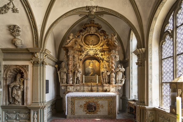 Interior of Paderborn Cathedral Paderborn, North Rhine-Westphalia, Germany, Europe