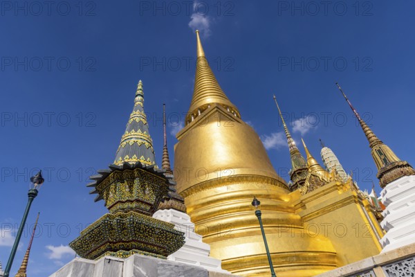 Wat Phra Kaeo, Temple of the Emerald Buddha. Bangkok, Thailand, Asia