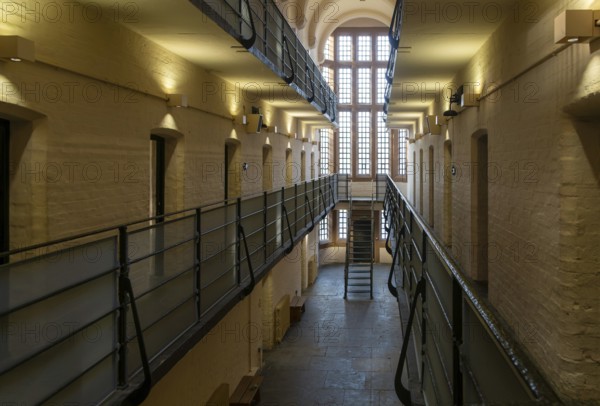 Interior of Victorian jail museum, Lincoln Castle, city of Lincoln, Lincolnshire, England, UK