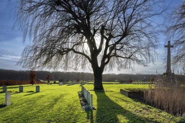 Prowse Point Military Cemetery, World War One burial ground in the Ypres Salient on WWI Western