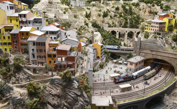 Riomaggiore in Miniatur Wunderland Hamburg, Germany, Europe