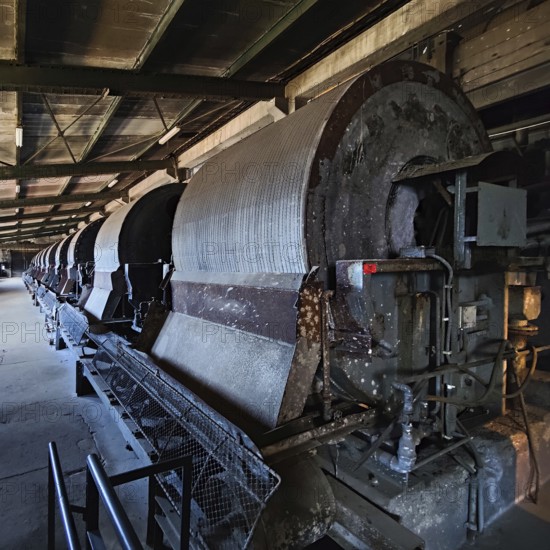 Ore processing facilities in the Rammelsberg Ore Mine Museum, UNESCO World Heritage Site, Goslar,