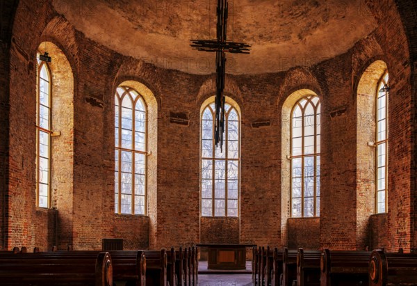 Interior view of the Parochial Church in the monastery quarter, Berlin, Germany, Europe