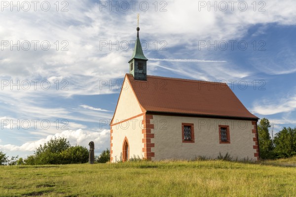 St Walburgis Chapel on the Walberla, Ehrenbürg, Franconian Alb, Bavaria, Germany, Europe