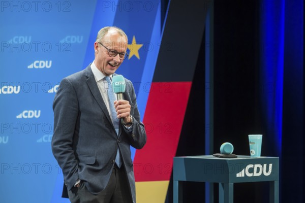 Election event of the CDU party for the Bundestag elections with top candidate Friedrich Merz.