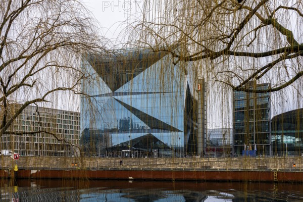 Cube office building at Berlin Central Station, Germany, Europe