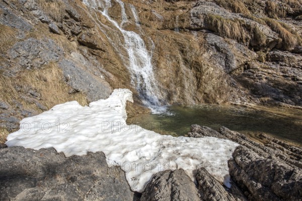 Zipfelsbach waterfalls, near Hinterstein, Bad Hindelang, Oberallgäu, Allgäu, Bavaria, Germany,