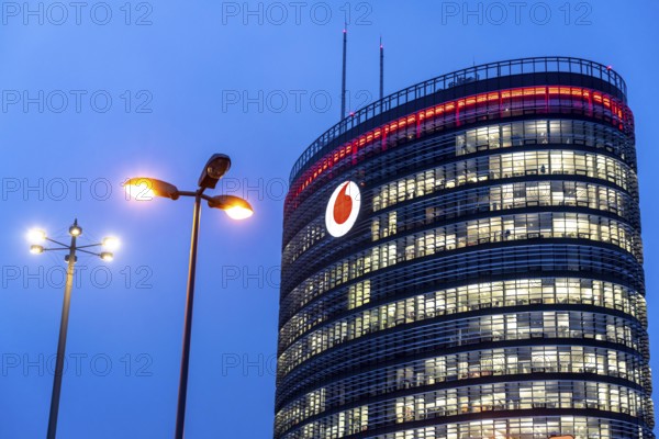 The company headquarters of Vodafone, in Düsseldorf-Heerdt, Vodafone-Campus, office tower, North