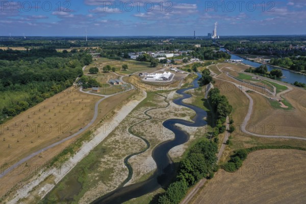 Recklinghausen, Castrop-Rauxel, North Rhine-Westphalia, Germany, EMSCHERLAND construction project,