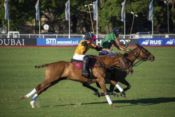 Scene from the 131st Argentine Open Polo Championship (Spanish: Campeonato Argentino Abierto de
