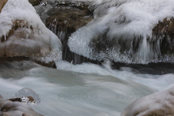 Rissbach creek in the Eng valley, Karwendel mountains, Austria, Europe