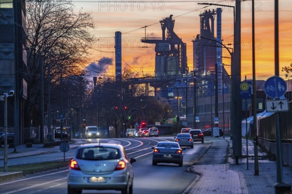 Duisburg-Bruckhausen steel site, ThyssenKrupp Steel, blast furnaces 8 and 9, on