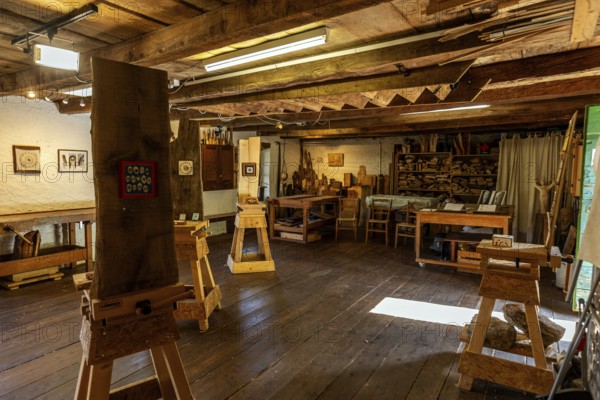 Museum, mountain village of Rasa, Centovalli, Canton Ticino, Switzerland, Europe