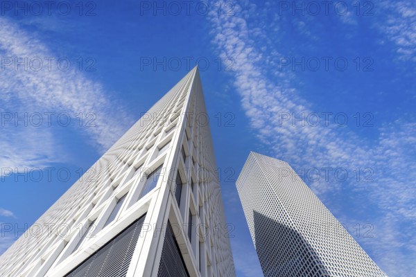 Israel, Tel Aviv financial business district skyline with and high tech offices, Asia