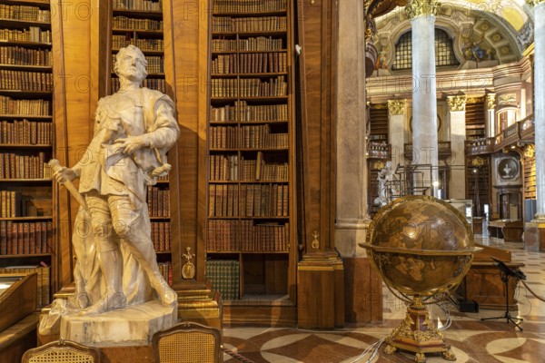 State Hall of the Austrian National Library in Vienna, Austria, Europe