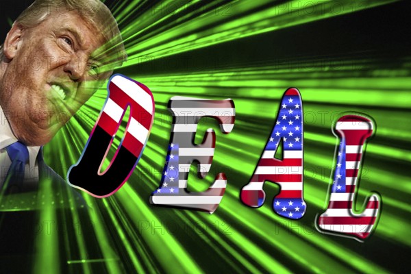 Symbolic image, EU and Germany under political pressure, industry, Donald Trump, deal demands,
