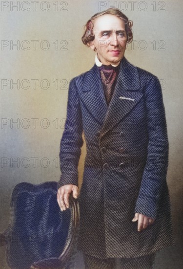 M. Giacomo Meyerbeer, 1791-1864, German composer. Painted by DJPound after a photograph by Mayall.