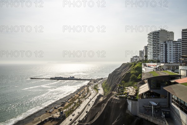 Costa verde Miraflores, Lima, Peru, South America