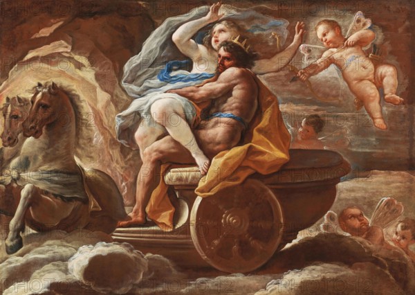 The Abduction of Proserpina, painting by Luca Giordano (Italian, 1634-1705), historically,