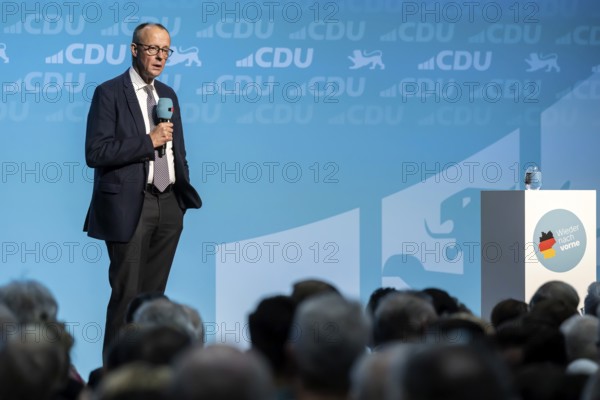 New Year's reception of the CDU with chancellor candidate Friedrich Merz in Künzelsau. The Federal