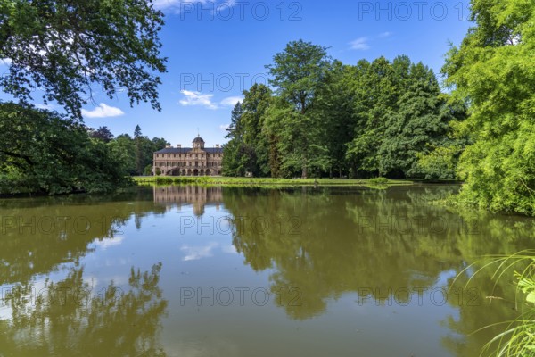 Park and Favorite Palace in Rastatt, Baden-Württemberg, Germany, Europe