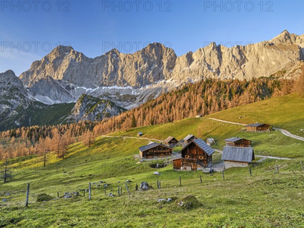 Neustattalm am Dachstein, alpine pasture, Dachstein, Dachstein mountains, Dachstein south face,