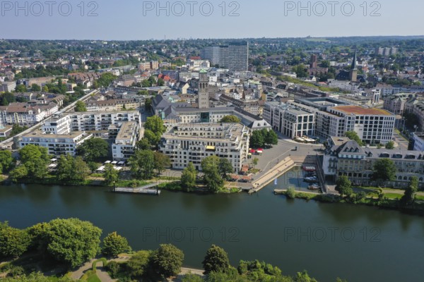 Mülheim an der Ruhr, North Rhine-Westphalia, Germany - city overview Mülheim an der Ruhr, in front