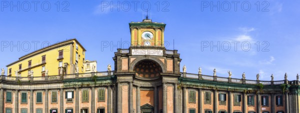 Panorama of Convitto Nazionale Vittorio Emanuele II, Naples, Campania, Italy, Europe
