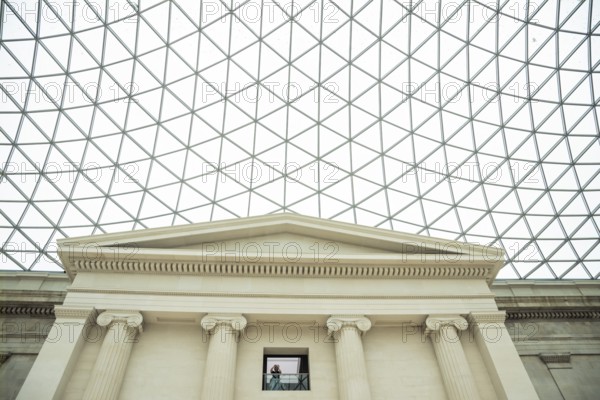 British Museum, domed roof, museum, architect Norman Foster, London, London region, England, Great