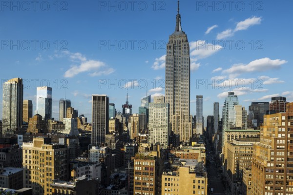 Empire State Building, sunset, Midtown Manhattan, Manhattan, New York City, New York, USA, North