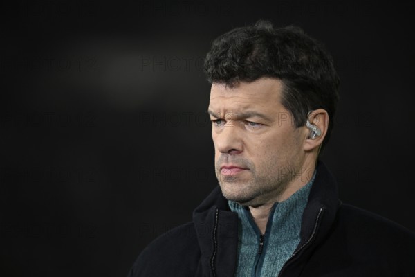 DAZN TV expert Michael Ballack, portrait, MHPArena, MHP Arena Stuttgart, Baden-Württemberg,