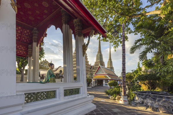 Wat Pho Temple is Bangkok's oldest Buddhist monastery near the Grand Palace. Four chedis are among