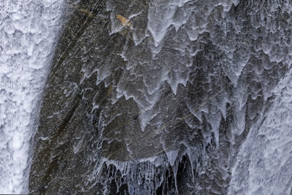 Waterfall near Sonogno, close-up, Verzasca Valley, Valle Verzasca, Canton Ticino, Switzerland,