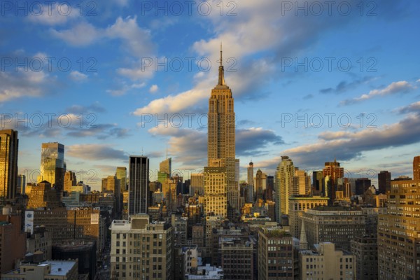 Empire State Building, sunset, Midtown Manhattan, Manhattan, New York City, New York, USA, North