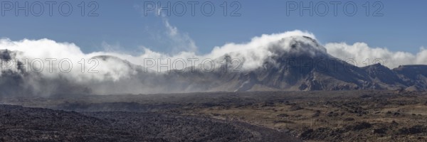 The summit of Montaña Guajara, also: Alto de Guajara, 2715m, crater walls, Caldera de las Cañadas,