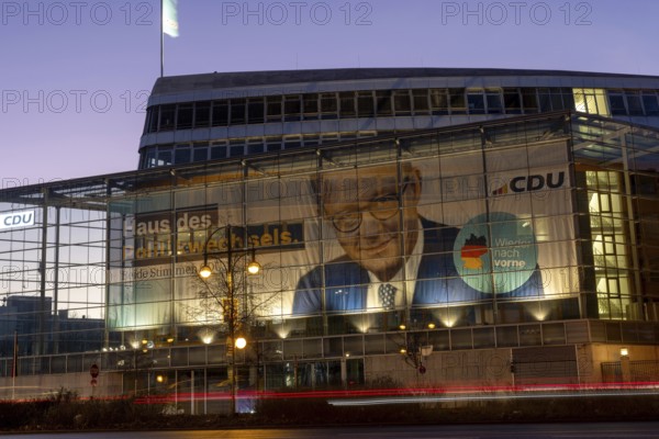 Berlin, Germany - 19 January 2025: An election poster for the 2025 Bundestag elections of the