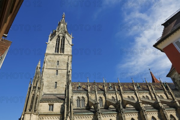 St Mary's Church Reutlingen, sacred building built from 1247 to 1343, cultural monument, Gothic