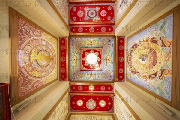 Frog's-eye view: Art gallery with an exhibition of non-traditional artworks, most of which follow