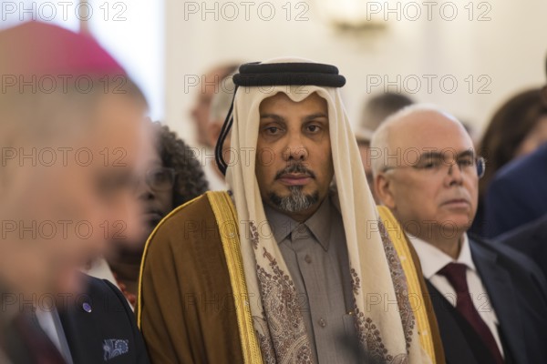 Abdulla Ibrahim A.S. Al-Hamar Qatar at the Federal President's New Year's Reception at Bellevue